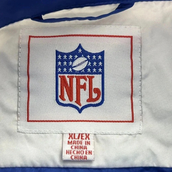 Vintage Indianapolis Colts Jacket Mens XL Blue SI Official NFL Team Windbreaker - Picture 7 of 11